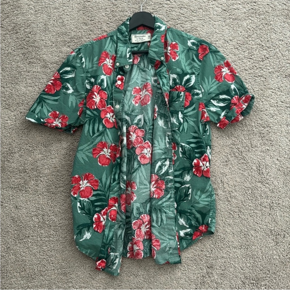 Abercrombie Short Sleeve Button Down